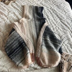 Free People Cloud Kicker Cowl Neck Alpaca Wool Sweater